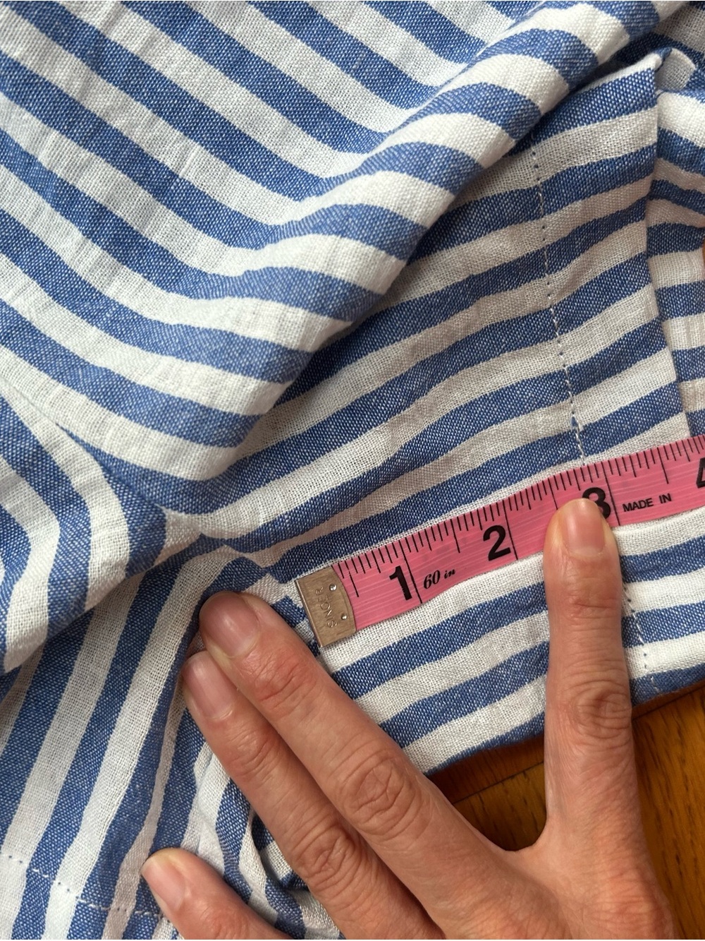 Striped Drawstring Shorts - Picture 7 of 8